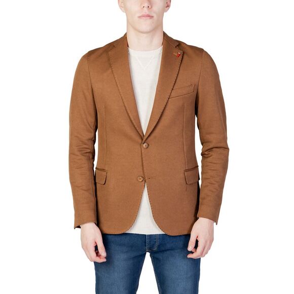 Mulish Brown Corduroy Blazer Casual Style Men Brown - Picture 1 of 7